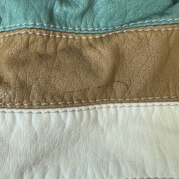 John Romaine Multi-Color Boho Bucket Shoulder Bag - Picture 10 of 12